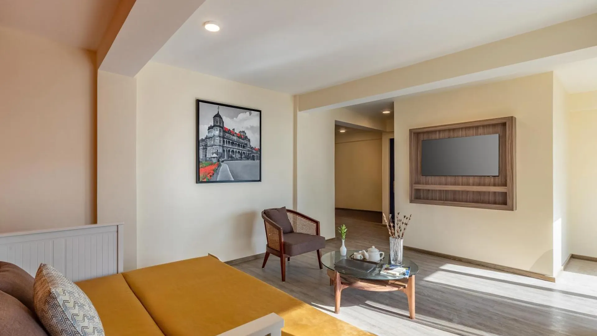 Alaya Stays 1 Bhk With Balcony & Breathtaking View - Baljees Melville Divine Shimla Apartamento